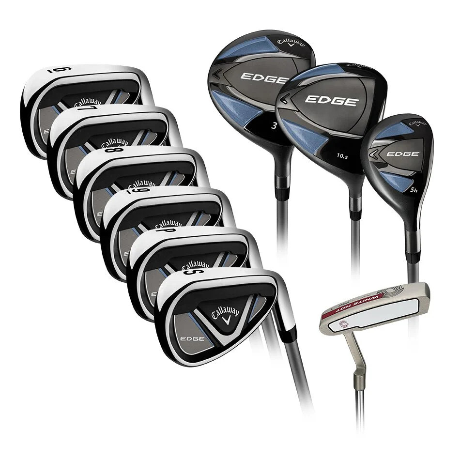 LEFT HANDED CALLAWAY 2024 EDGE 10-PIECE COMPLETE SET COMPLET
