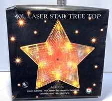 40L Laser Musical Star Tree Top