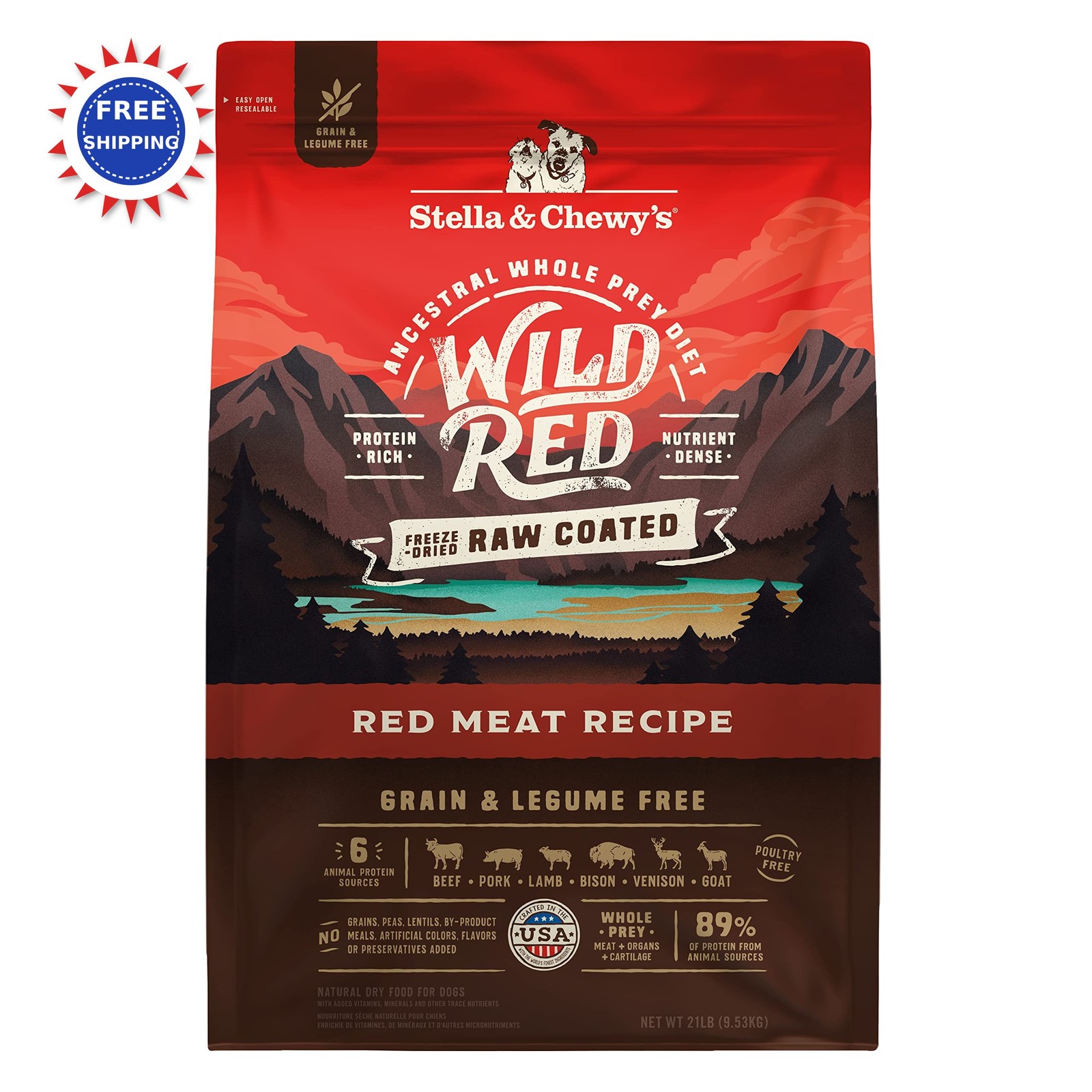 Raw High Protein Wholesome Grains Prairie 21