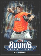 Jose Fernandez #RS-8 2015 Topps Update Rookie Sensations Miami Marlins