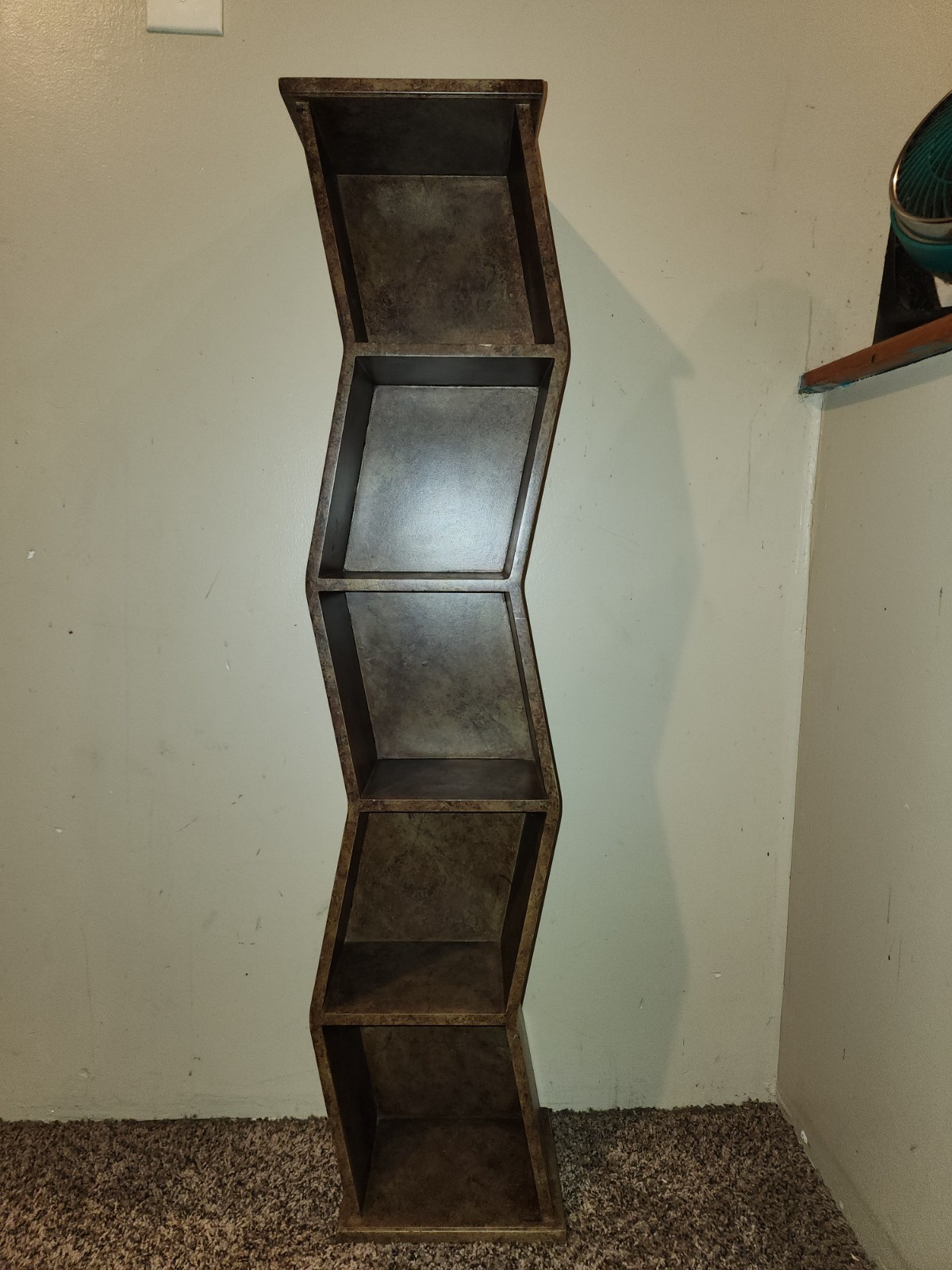 The Bombay Company チェリーウッド棚　5段ラックヴィンテージ The Bombay Company 5 Tier Zig Zag Tower Shelf 43.25