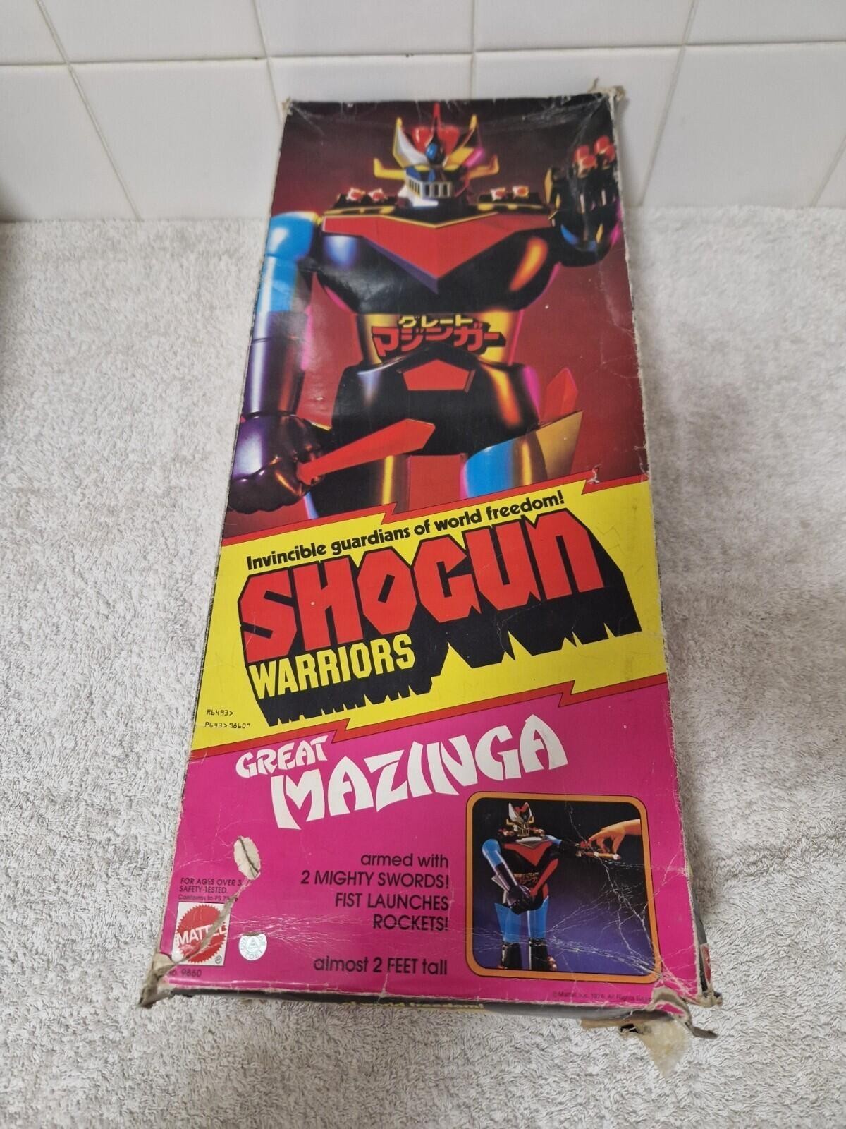 RARO De colección Mattel - Shogun Warriors JUMBO GREAT MAZINGA V3 en caja de 1978