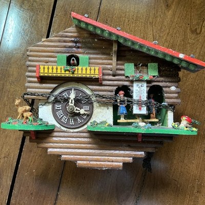 Vintage Helmut Kammerer German Chalet Cuckoo Clock