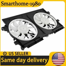 For 2017-2023 Subaru Impreza Dual AC Radiator Condenser Cooling Fan Shroud