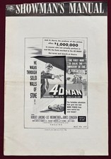 4D MAN PRESSBOOK 1959 LEE MERIWETHER ROBERT LANSING
