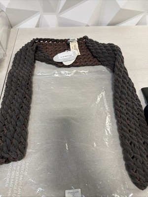 ISA BOULDER MINI CABLE KNIT SLEEVES Size XS COLOR SLATE