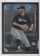 2015 Bowman Draft Chrome Asia Exclusive Black Refractor Brett Lilek #61 0l1