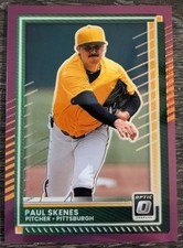 2025 Donruss Baseball Paul Skenes Optic Purple 17/49 #29 Pirates