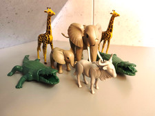 viele Afrika Safari Raubtiere Elefant Gnu Giraffe Krokodil 4826 Playmobil 864