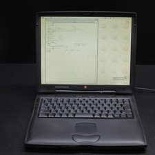 Apple Macintosh PowerBook G3 Black Vintage FOR PARTS Junk From Japan
