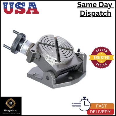 Horizontal Vertical 4'' Inch II 100 mm Rotary Milling Tables