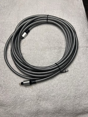 Optical Audio Cable 20 Ft Digital Audio Cable Toslink Fiber Optic Cord nylon Br