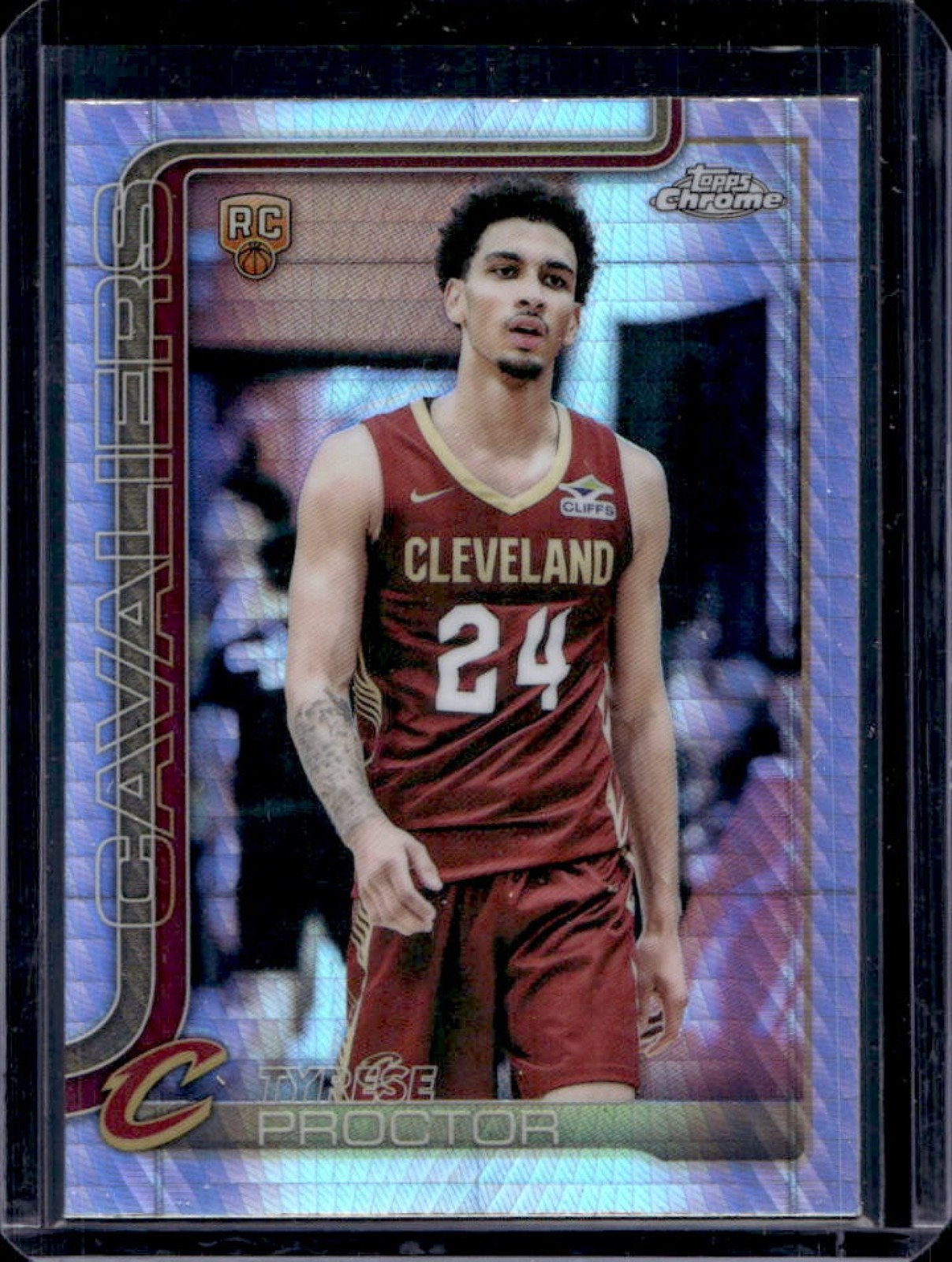 2025-26 Topps Chrome Tyrese Proctor RC Prism Refractor #300 Cavaliers
