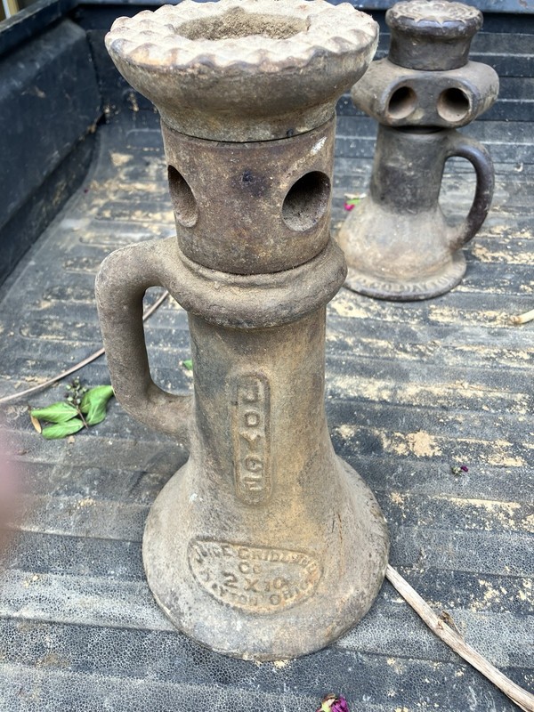 Joyce Brand 2 Ton Screw Jack From Railroad