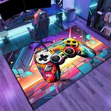Game Area Rug Teen Boys Carpet, 3D Gaming Rugs Gamepad Controller Mat for Boy...
