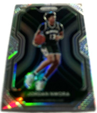 2020-21 Panini Prizm Basketball Jordan Nwora Milwaukee Bucks Silver Prizm Rookie
