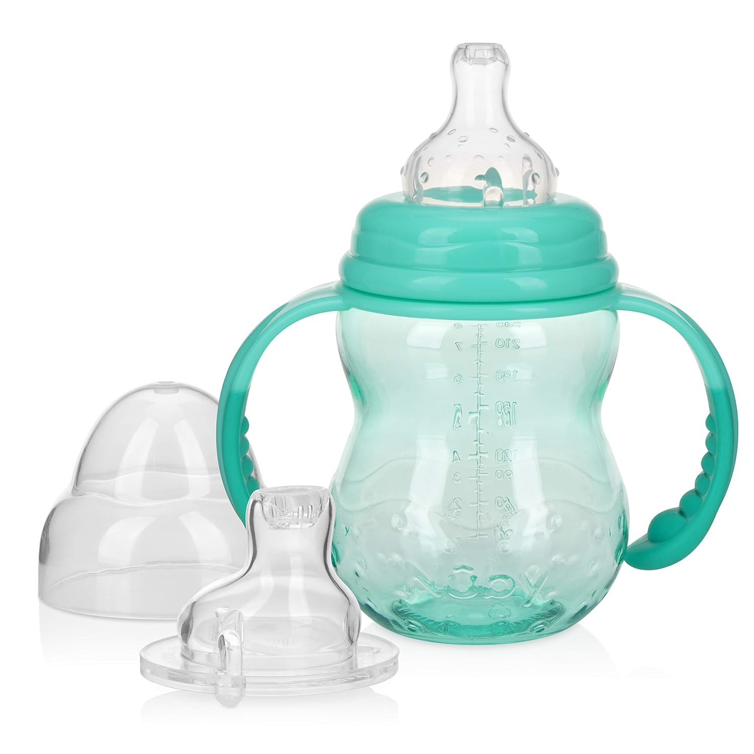 3 in 1 Baby Bottle to Training Sippy Cup - 8 Oz Toddler Cups