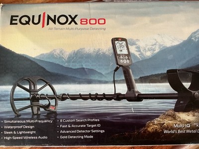 Minelab EQUINOX 800 Metalldetektor funktioniert unglaublich gut :-D