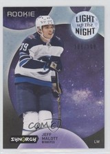 2022 Upper Deck Synergy Light Up The Night Rookies Blue 186/399 Jeff Malott ml2