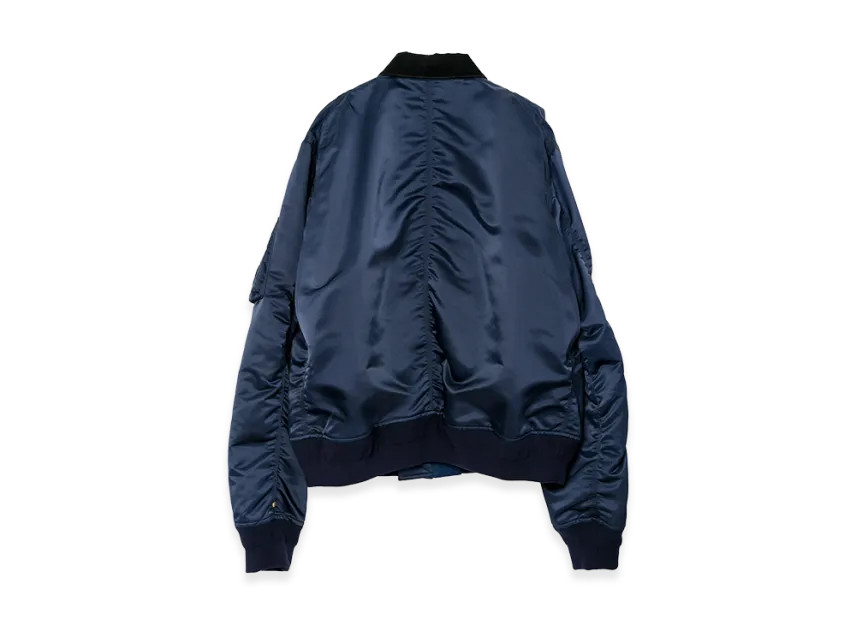 sacai x Carhartt WIP Nylon Twill x Duck Blouson Blue image 3
