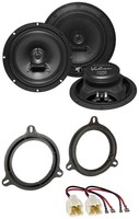 Hifonics 2-Wege 16,5Cm 180Watt Lautsprecher FüR Nissan Note Qashqai FronttüR Aut