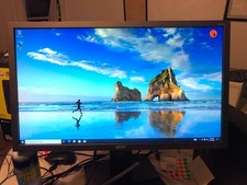 Acer B246HL 24" 1080p LED Monitor DP DVI VGA Stand Cord Tested Working