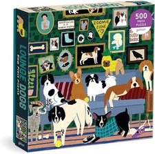 Lounge Dogs 500 Piece Puzzle Other by Galison