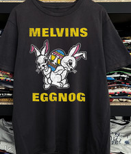 Melvins Eggnog rock tour short sleeve black color classic shirt reprint VK11141