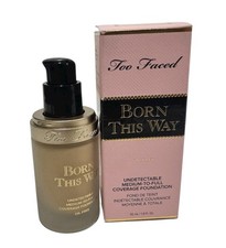 Too Faced Born This Way Oil Free Medium ToFull Coverage Foundation Ivory 1oz NIB