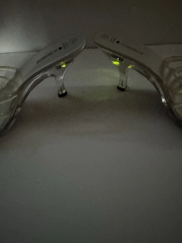 Women Size 10 Vtg No Boundaries Y2K Colors Light Up Disco Clear Heels Shoes Drag - Image 3 of 4