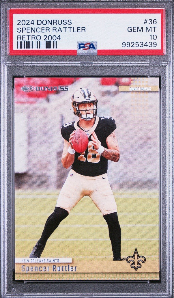 2024 Panini Donruss - Retro 2004 Spencer Rattler Gem Mint PSA 10