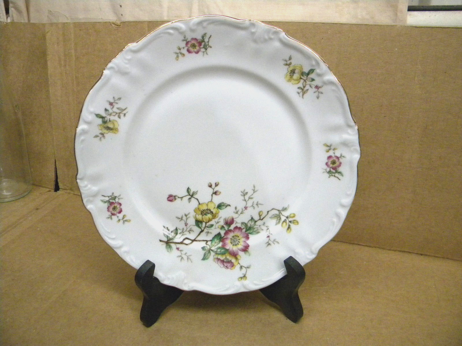 4 Vtg WINTERLING Bavaria Germany "WIG54" Fine China 7 5/8" Lunch Salad Plates