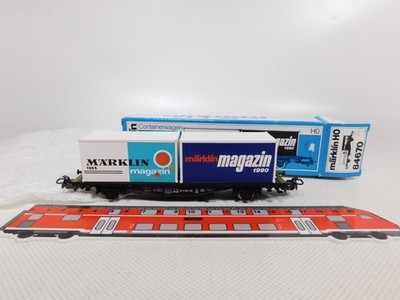Märklin H0 AC 84670 Containerwagen Magazin 1965 1990 DB NEUW+OVP #DO284-0,5