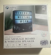 Purely LED Message Board And Wireless Speaker Mini Headline Series PSPRMB95