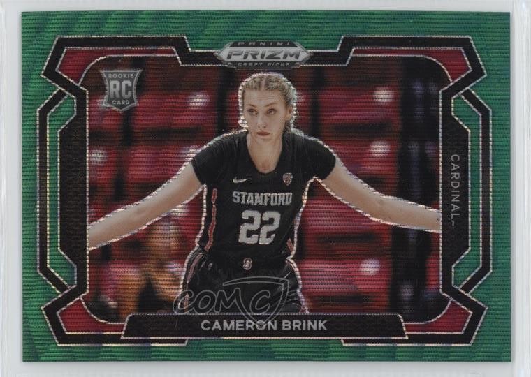 2024 Panini Prizm Draft Picks Green Wave Variations Cameron Brink #89 Rookie RC