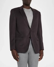 EMPORIO ARMANI G Line Cashmere Sport Coat, Solid Dark Brown 46 R 56 EU Fits 44