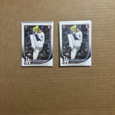 2025 Bowman Roki Sasaki RC Paper Base (17) Los Angeles Dodgers Rookie