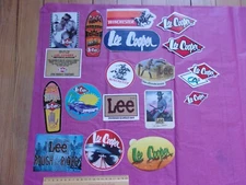 💐 Lot of 17 Antique JEAN'S LEE COOPERA Fashion Stickers