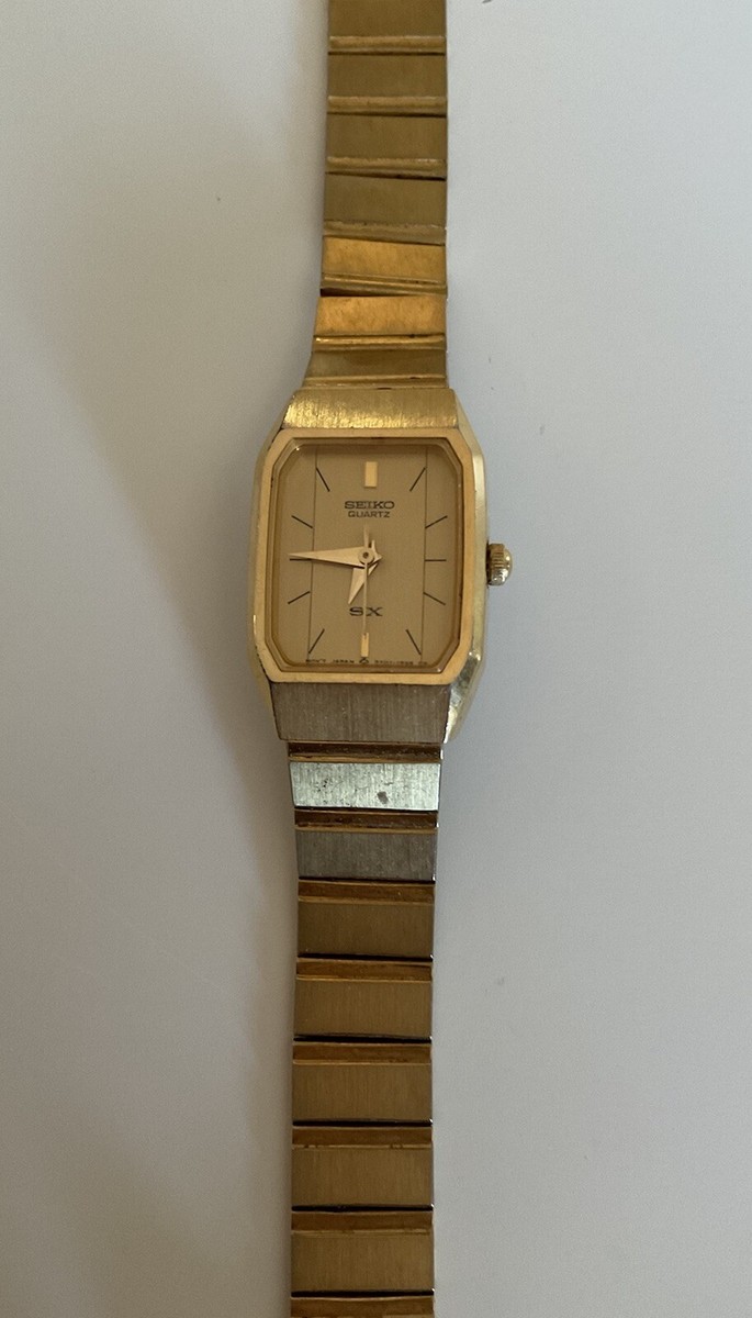 Ladies Seiko SX Goldtone Bracelet Watch Model 2Y01-5D20 Ladies Seiko SX Goldtone Bracelet Watch Model 2Y01-5D20