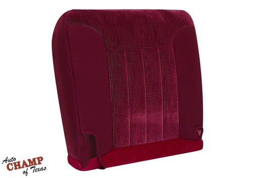 1997 Dodge Ram SLT Laramie -Driver Side Bottom Replacement Cloth Seat Cover Red - Imagen 2 de 12