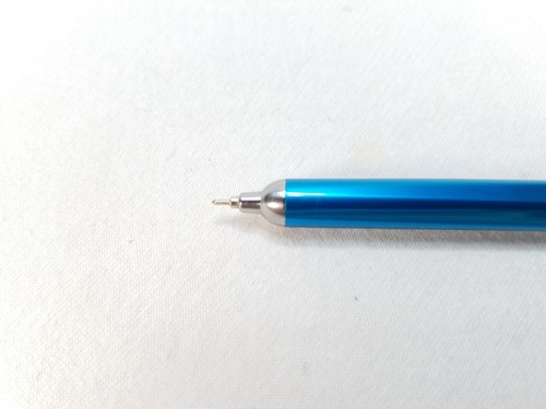 Bolígrafo punta aguja OHTO Horizon azul metálico descatalogado hecho en Japón - Imagen 4 de 8