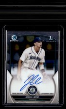 2023 Bowman Josh Hood Chrome Prospect Autographs auto card Seattle Mariners