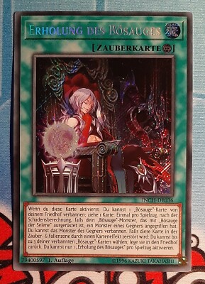 YUGIOH - Erholung des Bösauges - INCH-DE036 - Secret Rare - The Infinity Chasers