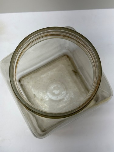 Antique Dazey Glass Butter Churn No 40 St Louis MO Patented Feb 14 22 Football - Picture 9 of 11
