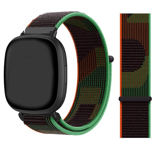 For Fitbit Versa 4 3 Sense Woven Canvas Nylon Strap Sport Wristband Watch Band - Picture 20 of 62