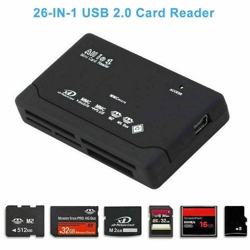 1pc All in One Card Memory Reader USB External SDHC R5Z1 XD Mini MMC US U8S6