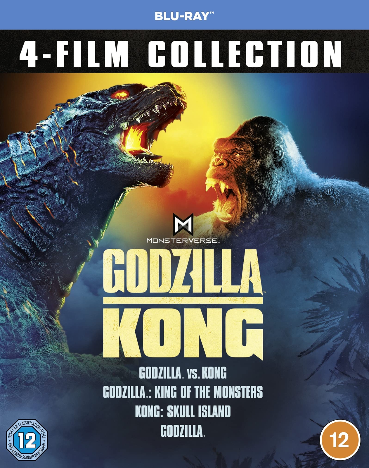 Godzilla vs Kong 4-Movie Blu-ray Collection 2021 Region Free Brand New