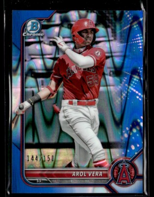 2021 BLUE Lava Ref. Arol Vera 144/150 Los Angeles Angels #B21-AVE