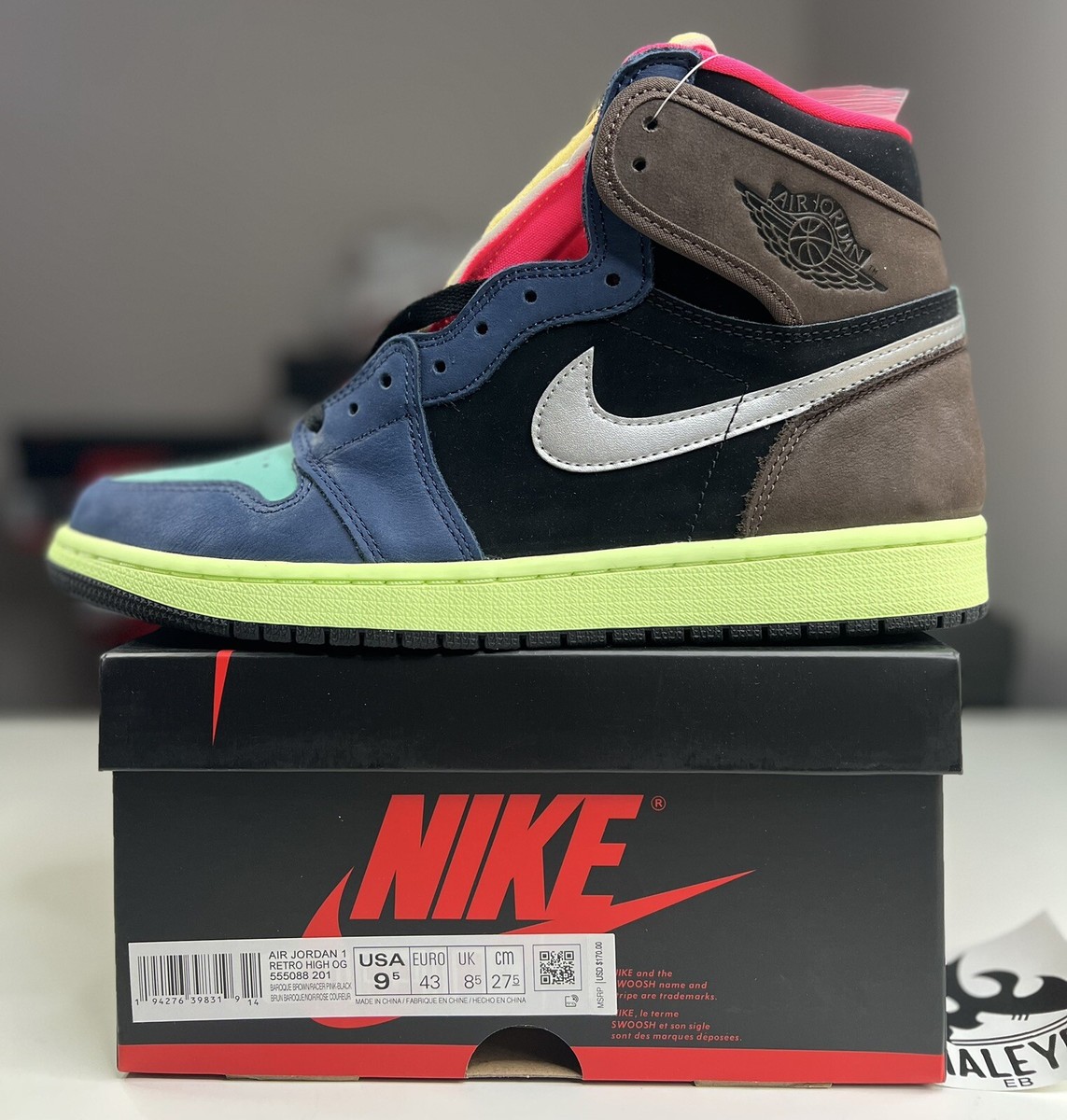 Size 9.5 – Air Jordan 1 Retro High Tokyo Bio Hack Nike Air Jordan 1 Retro High Tokyo Bio Hack Size 9.5 Men | eBay main image 3