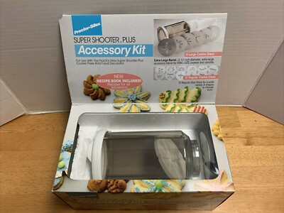 New Proctor Silex Super Shooter Plus ACCESSORY KIT Md. G1010 King Size Cookies A